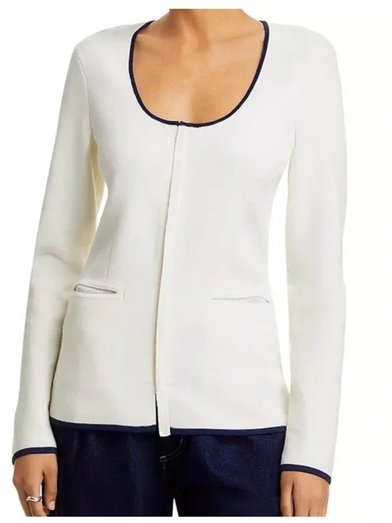 Rag & Bone Sweaters Ella Zip Front Top size small - Picture 1 of 11